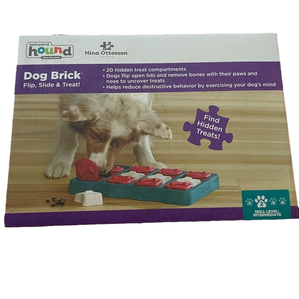 OUTWARD HOUND Dog Brick Toy